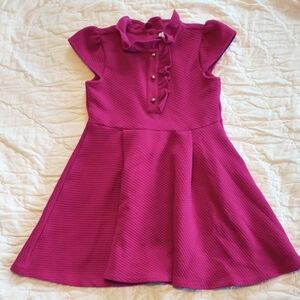 Janie & Jack Magenta Dress (8)